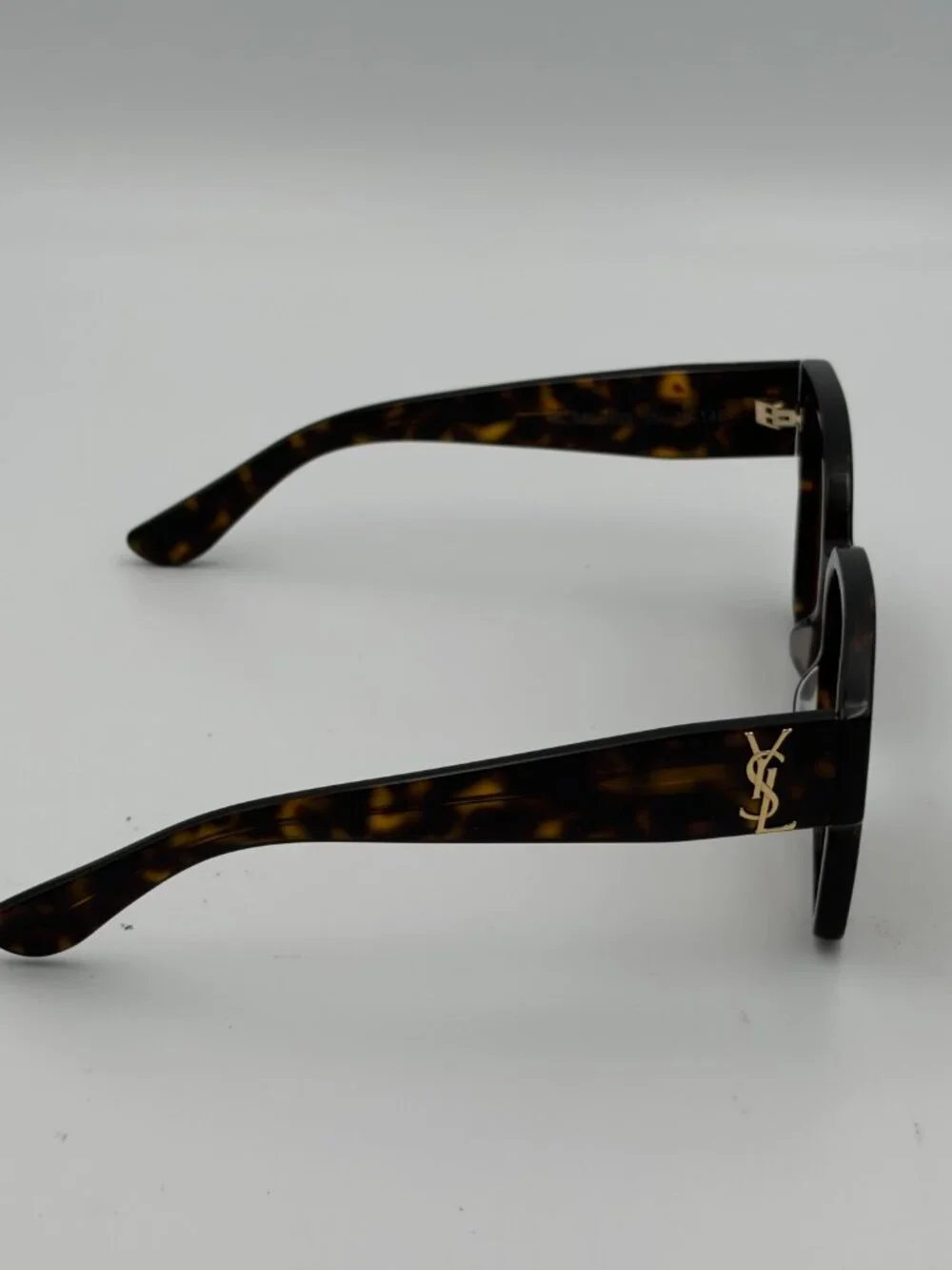 Saint Laurent SL M9 003 55mm Havana Brown Square Sunglasses YSL w/ Case